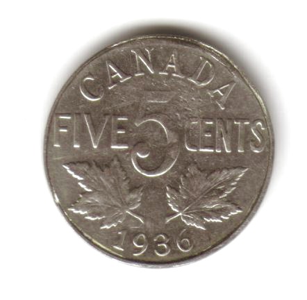 1935-5-Cent-With-No-Obverse