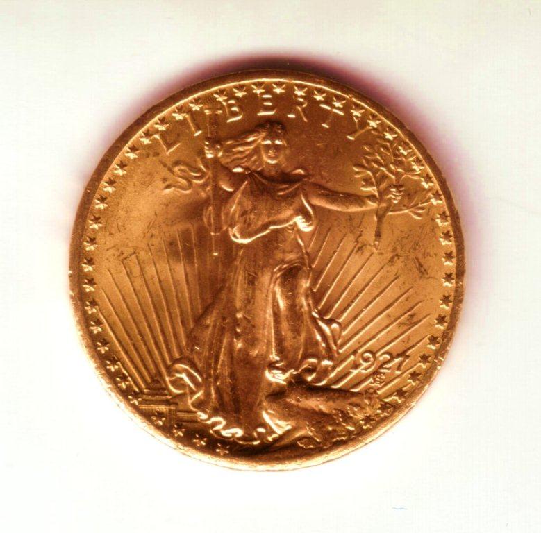 1927-$20-Gold-Saint-Gaudens---Grade-Level?