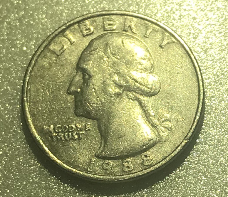 1988-Washington/Eagle-Quarter-Without-A-Mint-Mark