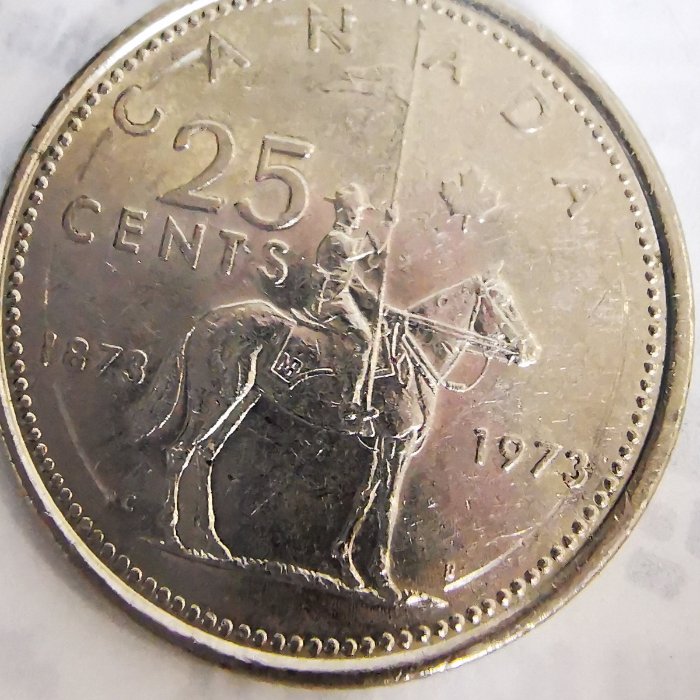 1973-Quarter,-Heart-Shape-Dent.