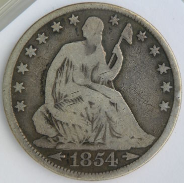 1854-Seated-Liberty-Half-Dollar