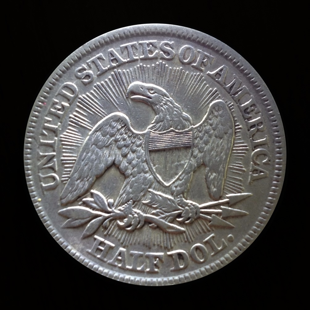 1853-Seated-Half-Dollar-For-Grading