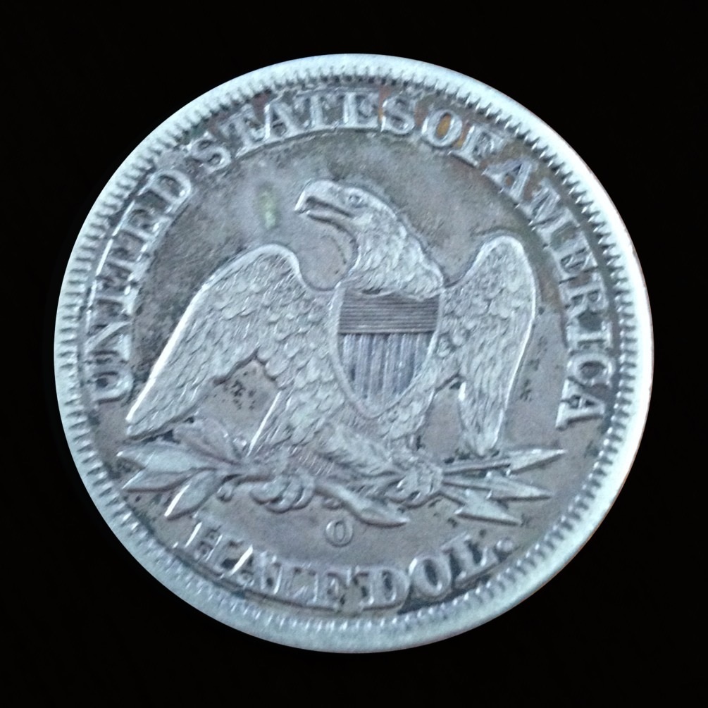 1855-O-Seated-Liberty-Half-Dollar-For-Grading