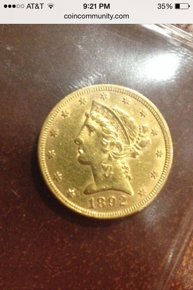 1892-$5-Gold-Half-Eagle-For-Grading