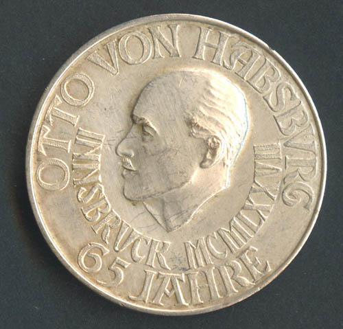 Austria-Otto-Von-Habsburg-Silver-Medal-?