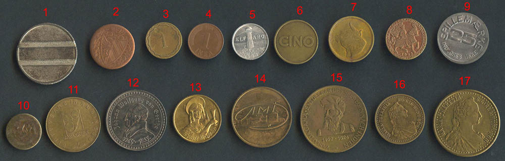 41-Tokens-And-Medals-Mostly-From-Germany