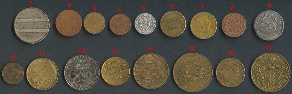 41-Tokens-And-Medals-Mostly-From-Germany