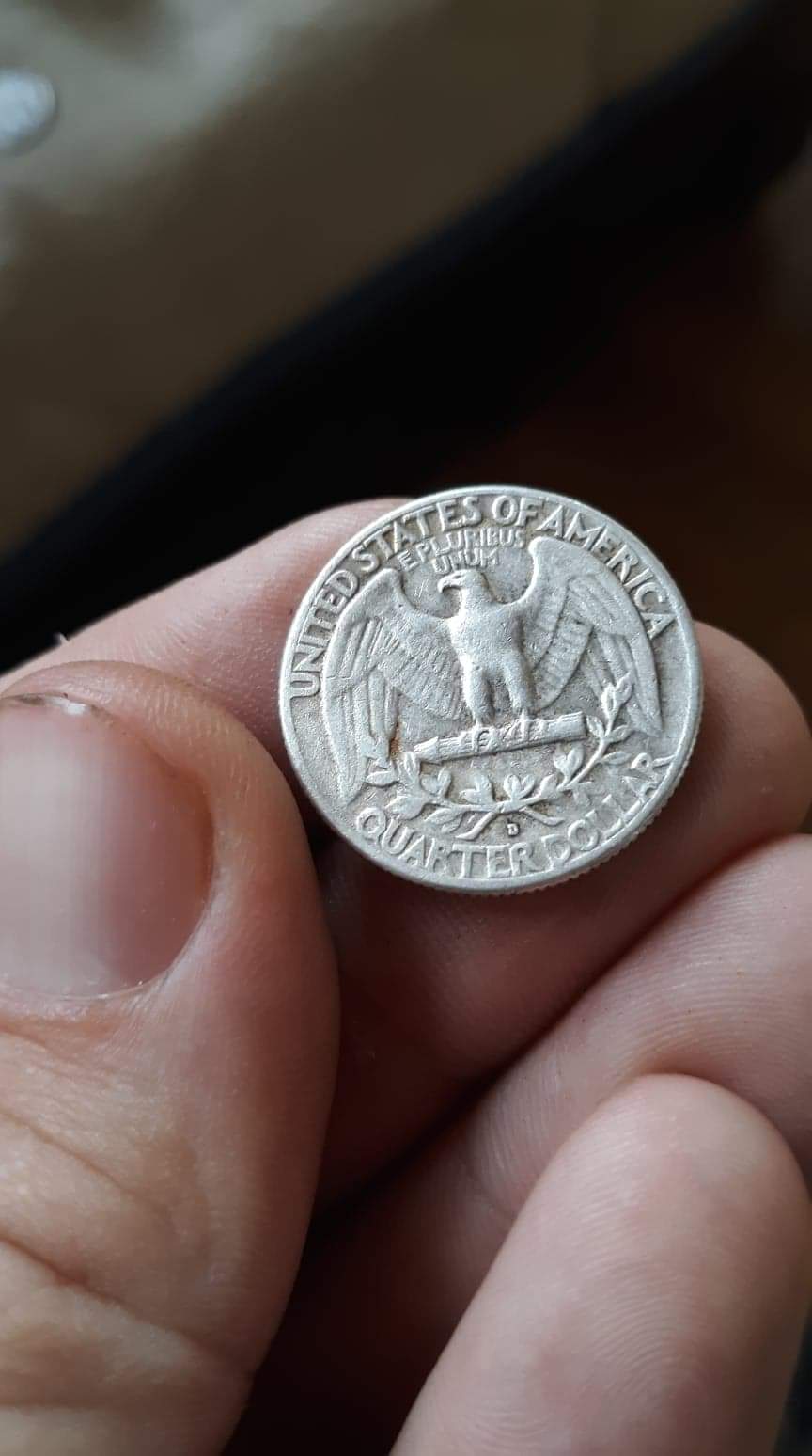1963-D-Silver-Quarter/1972-D-Copper-Clad-Error?-Would-Like-Opinions