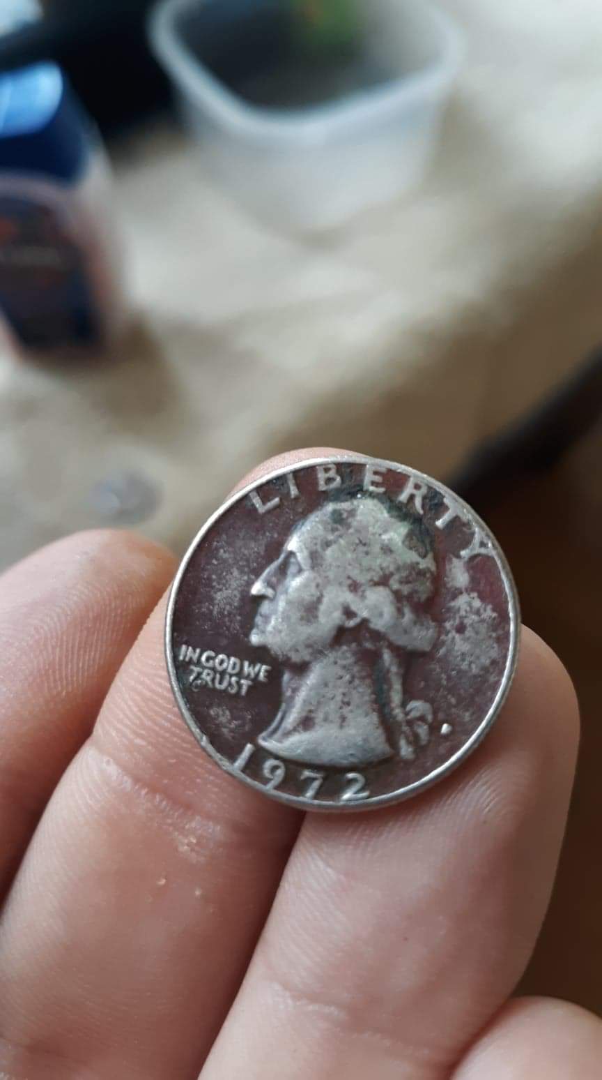 1963-D-Silver-Quarter/1972-D-Copper-Clad-Error?-Would-Like-Opinions
