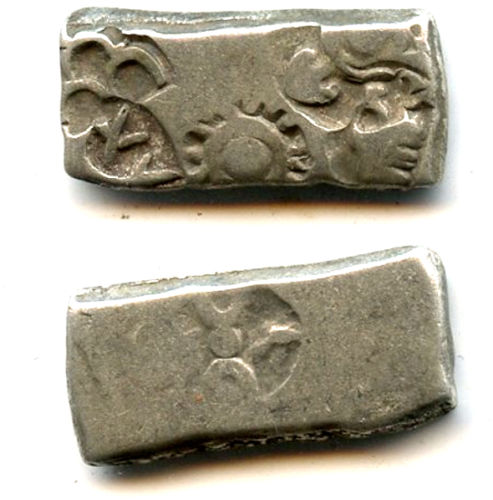 Silver-Punchmarked-Drachm-Maurya