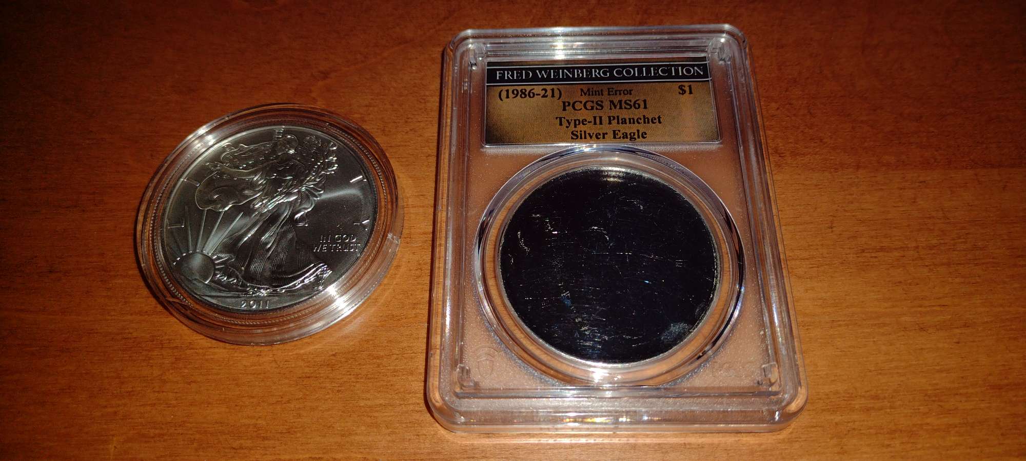 American-Silver-Eagle-Blank-Planchet-Error