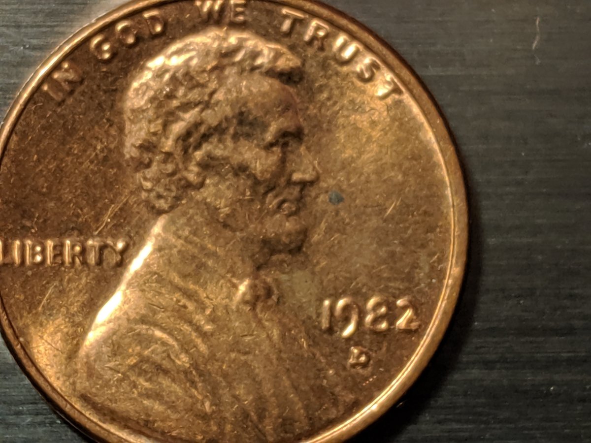 1982-Pennies-Zinc/Copper