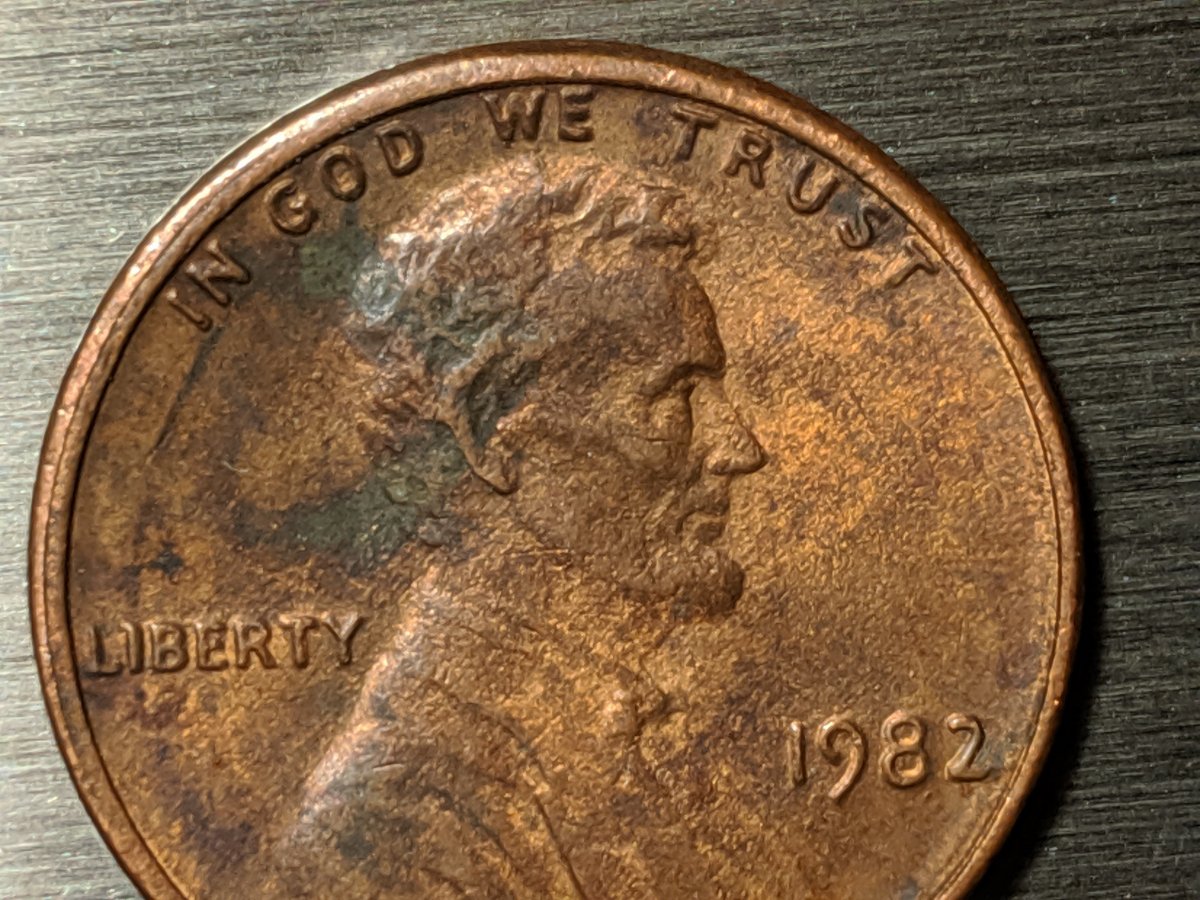 1982-Pennies-Zinc/Copper