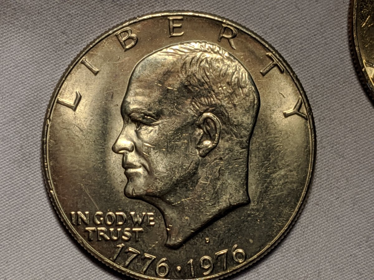 1976-P&d-Eisenhowers-Type-1&2