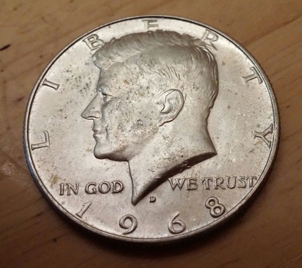 1968-D-Kennedy-Half-Dollar-Weak/Missing-Unum