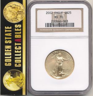 Counterfeit-2002-$25-Gold-Eagles-NGC-70-[4]-Exact-Serial-#-Johbossina_0