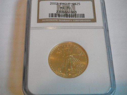 Counterfeit-2002-$25-Gold-Eagles-NGC-70-[4]-Exact-Serial-#-Johbossina_0