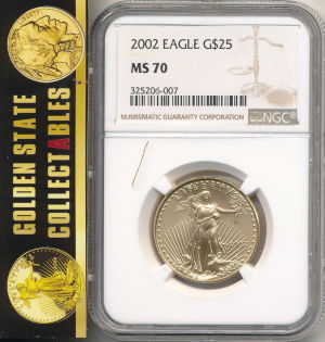 Counterfeit-2002-$25-Gold-Eagles-NGC-70-[4]-Exact-Serial-#-Johbossina_0