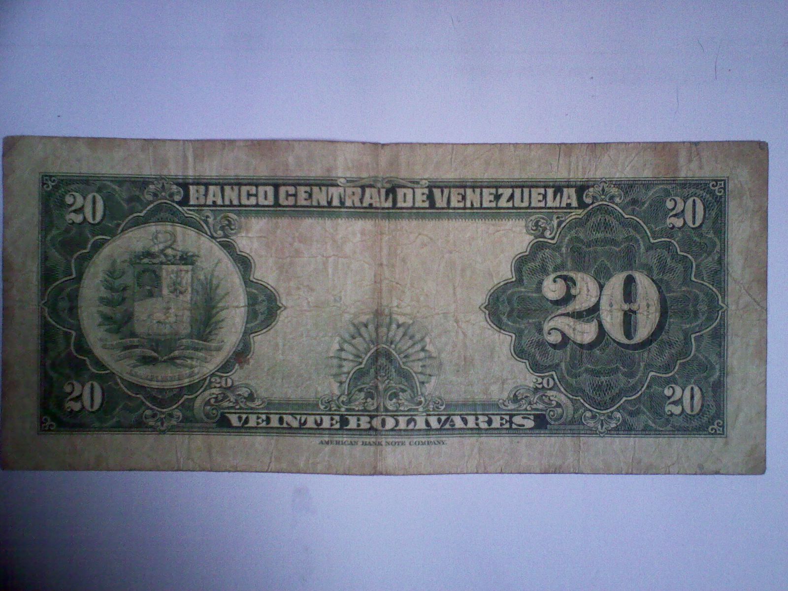 20-Bolivares-1944-&-1945-Venezuelan-Banknotes
