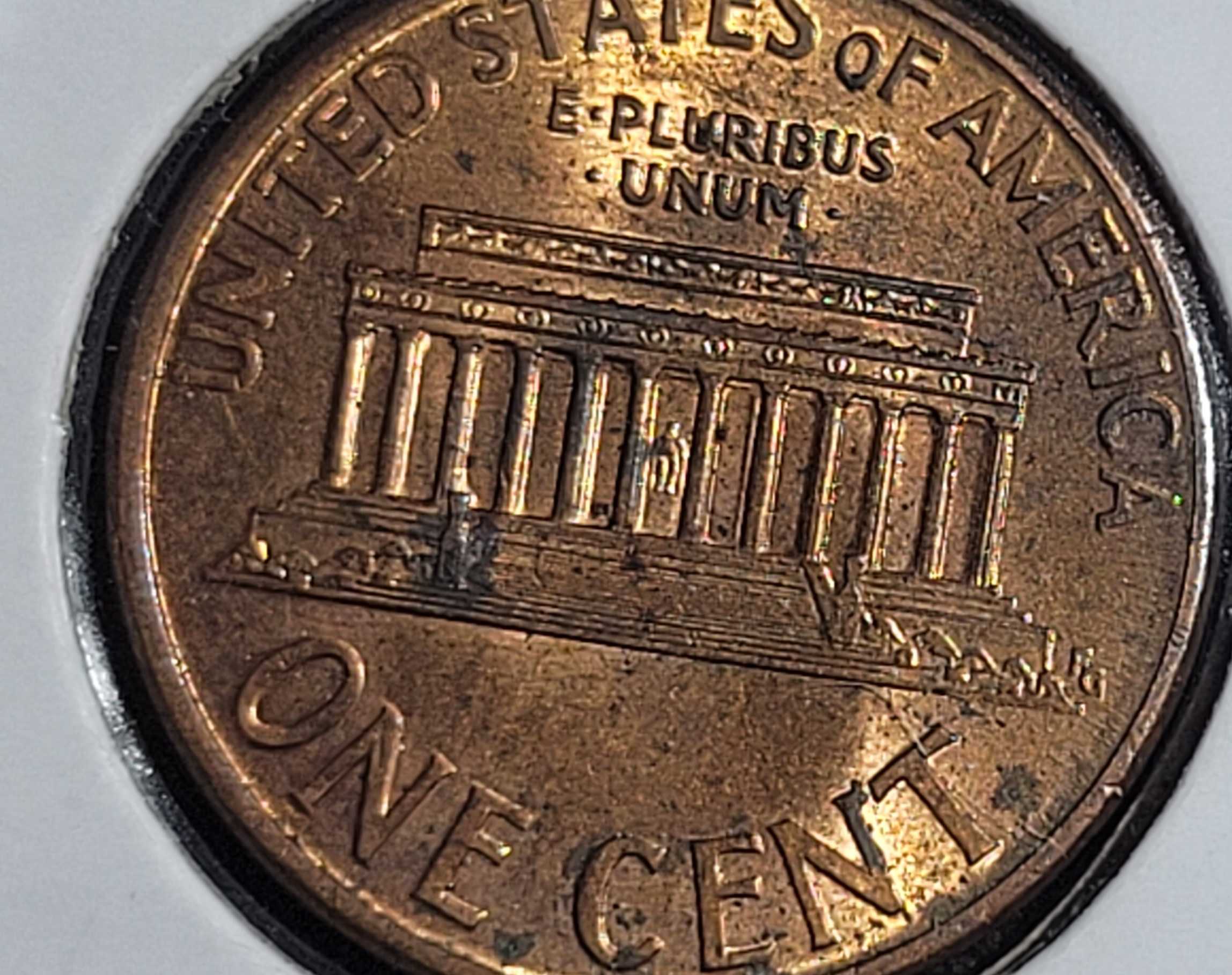 1995-P-Lincoln-Cent-With-Cud-In-Date?--DDR-Or-Machine-Doubling-On-Reverse?