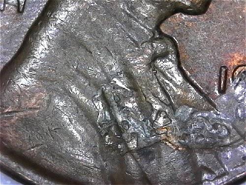 Shattered-Die-On-1964-Lincoln-Cent.-Multiple-Die-Breaks.