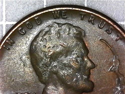 Shattered-Die-On-1964-Lincoln-Cent.-Multiple-Die-Breaks.