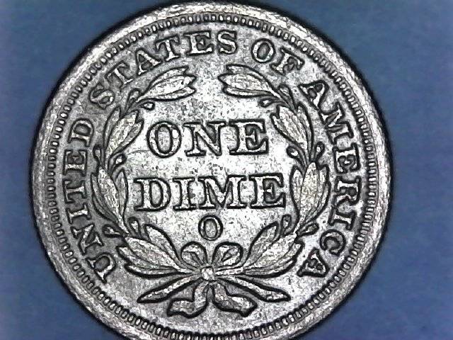 1850-O-Seated-10c-For-Grading