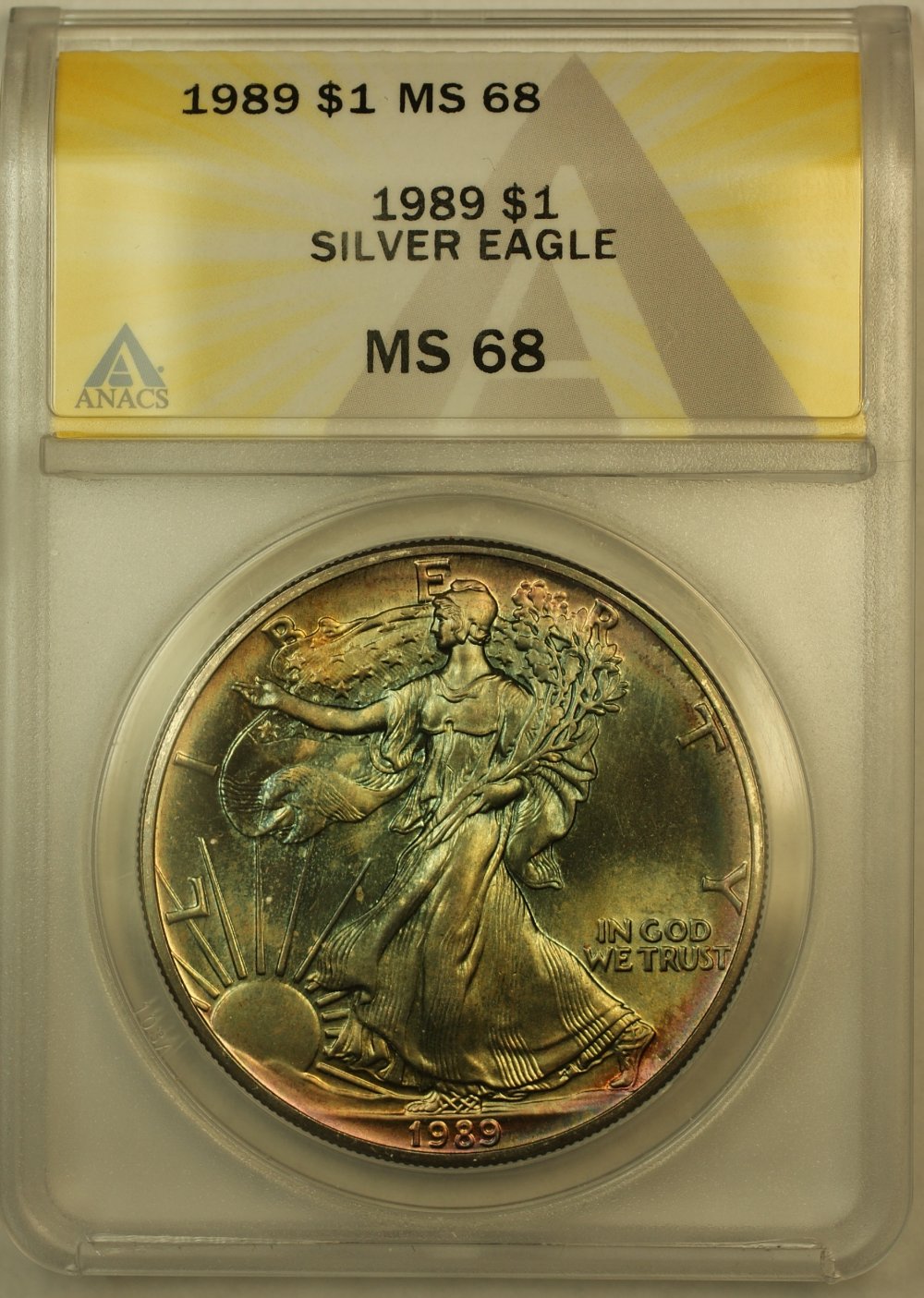 1989-ASE-$1-ANACS-MS-68-Stellar-Toning