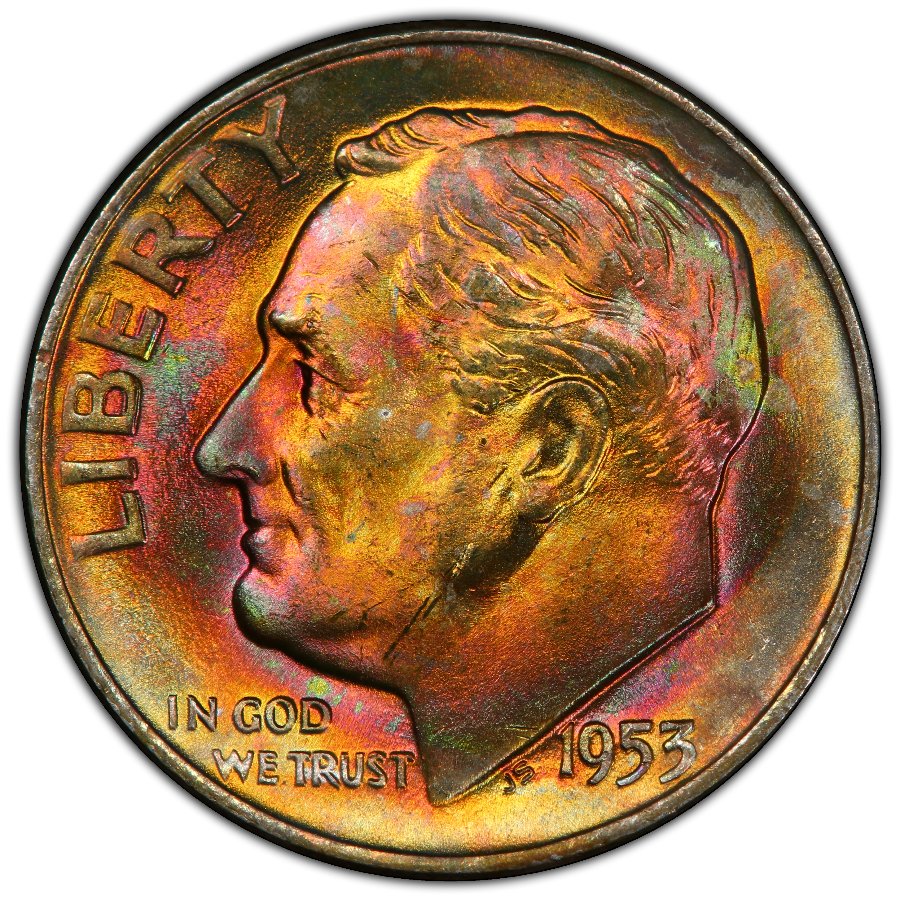 1953-D-Roosevelt-10c-You-Vs-PCGS