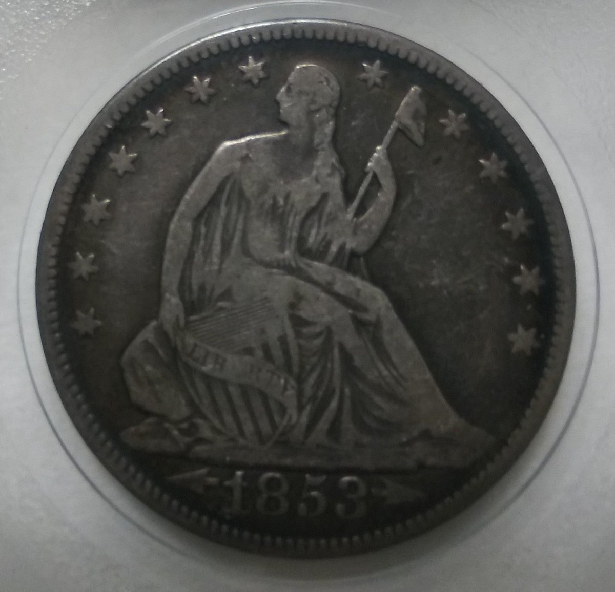 Latest-Pickup---1853-Arrows-&-Rays-Half-Dollar.-Thoughts-On-Grade?