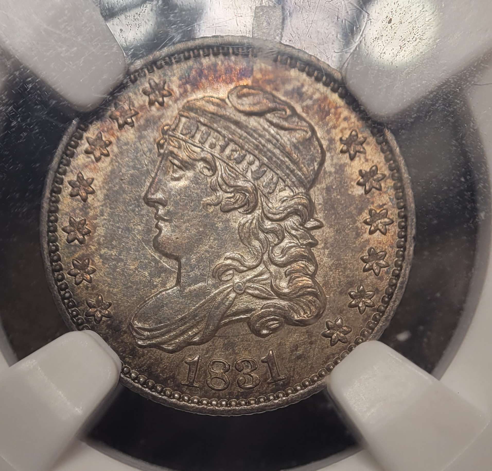 ANA-Newp-#3:-1831-Capped-Bust-Half-Dime-NGC-MS-62