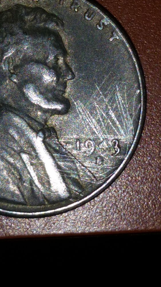 1943-Steel-Penny-Error?-Looks-Like-Somethings-Underneath-The-3