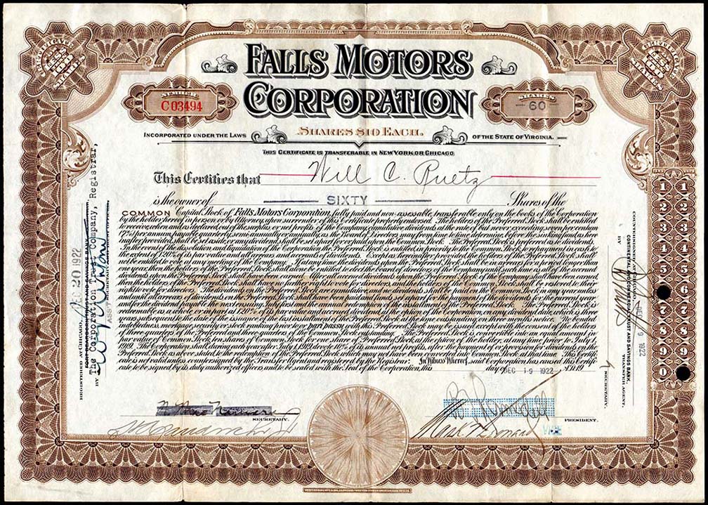 Automobile-Stocks-&-Bonds