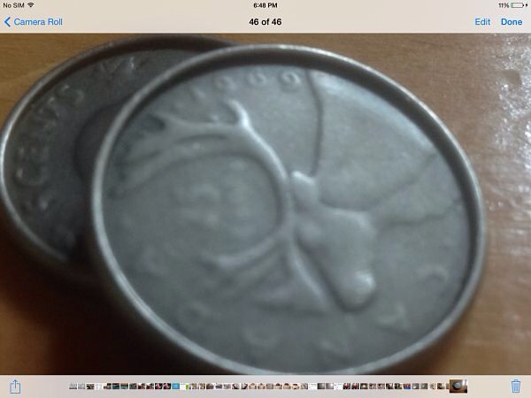 Canadian-Nickel-And-Quarter-With-Flanged-Rim.