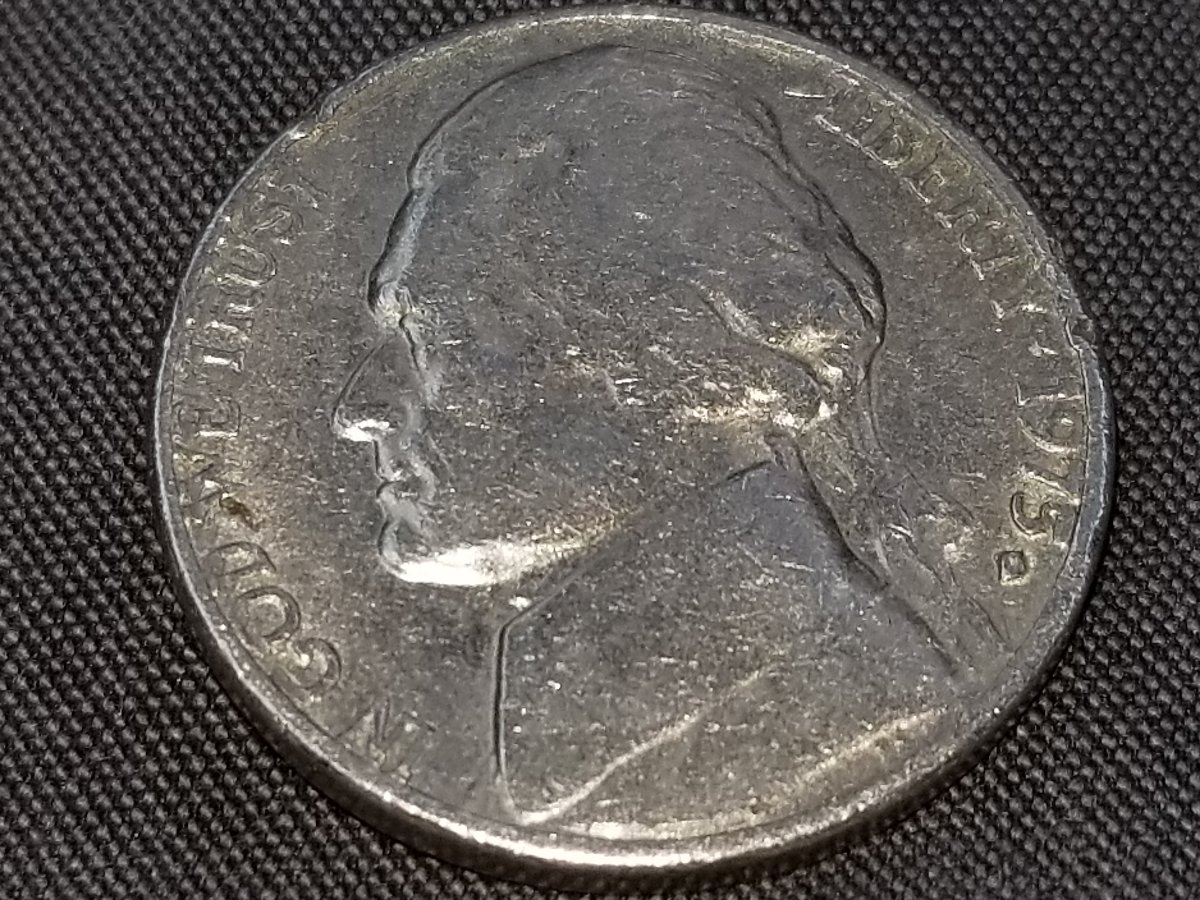 1975-D-Nickel-Normal-MM,-Bad-Die-Vs-Circ-Damage