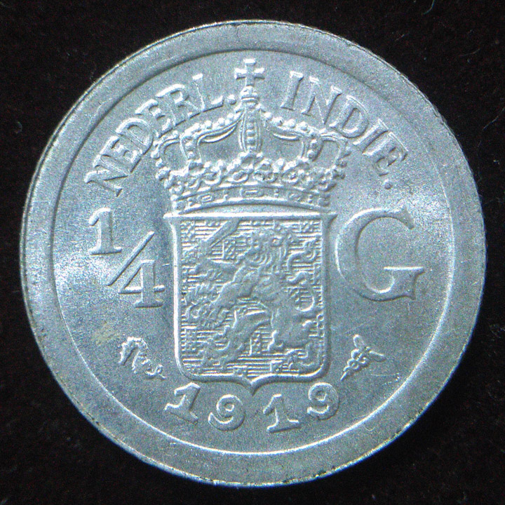 Grading-Thoughts-On-This-1919-Ned.-Indie-Quarter-Gulden:-AU-Or-MS?-Details?