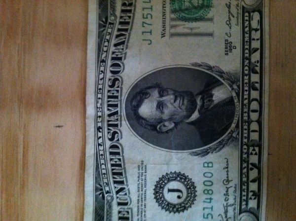 1950-5$-Bill