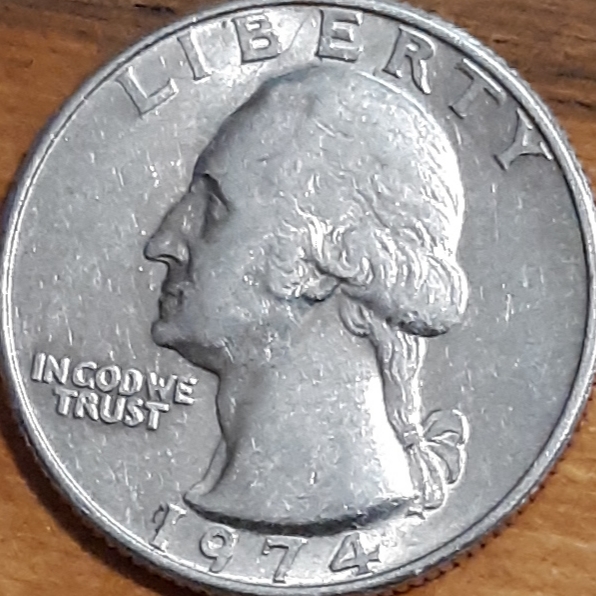 1974-Quarter-25-Cent-Weighing-6g