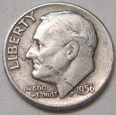 1956-Roosevelt-Dime-Lamination
