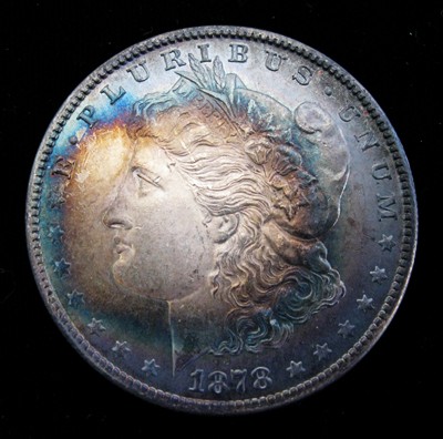 Toned-1878-S-Morgan