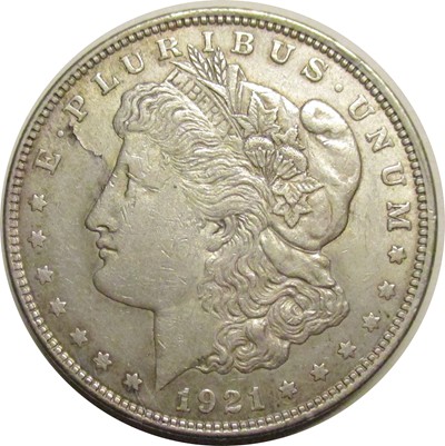 Laminated-1921-Morgan-Dollar