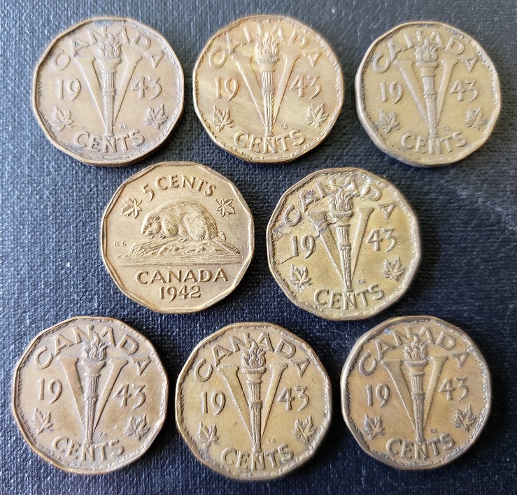 Canadian-Coins-From-Grandpa's-Collection