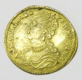 Token-German-Queen-Anne-|-Rechenpfennig