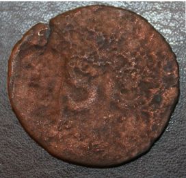 Roman-Bronze-Coin-With-Countermark
