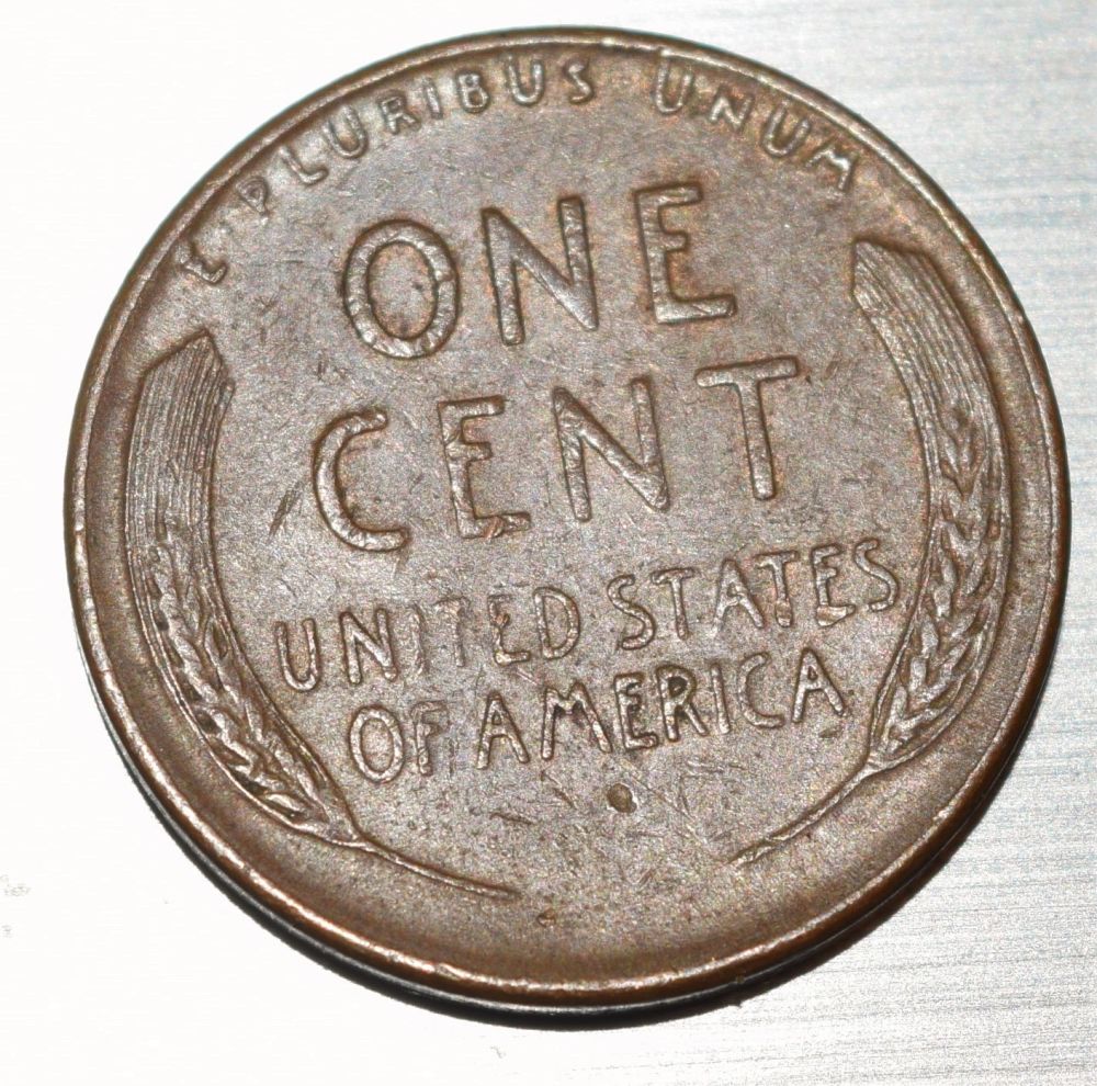 1949-P-Wheat-Cent---Is-This-Struck-Through-Cloth-Or-Something-Else