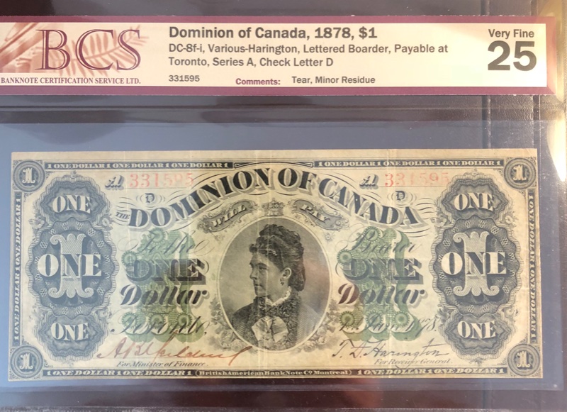 1878-Dominion-Of-Canada-1$-Toronto
