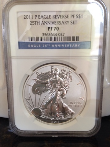 First-Strike-PCGS-Vs-Blue-Band-NGC-2011-P-Silver-Eagle
