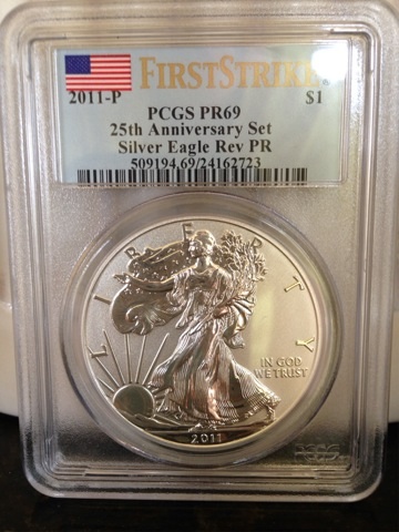 First-Strike-PCGS-Vs-Blue-Band-NGC-2011-P-Silver-Eagle