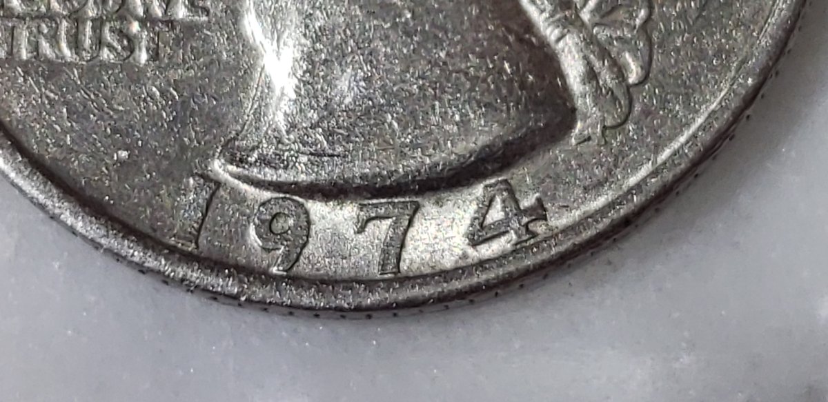 1974-Quarter-Spitting-Eagle/Broken-Wing