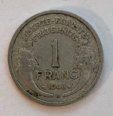 1943-One-Franc-Coin-With-Liberte-Egalite-Fraternite-On-Reverse